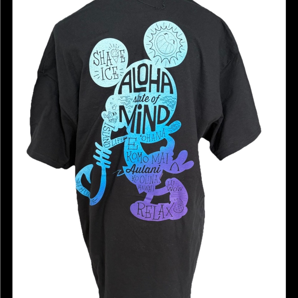 Aulani Disney Resort & Spa Aloha Hawaii State of Mind large Mickey Graphic T-Sh
